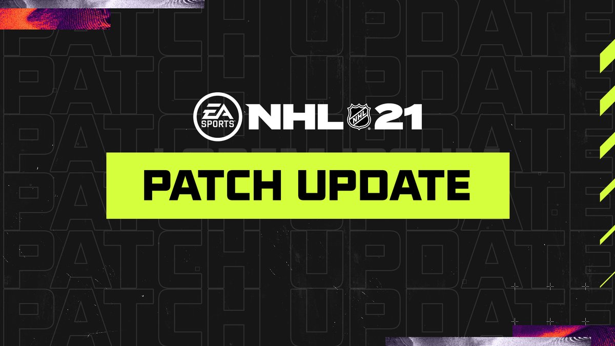 #NHL21 Patch tomorrow: ea.com/games/nhl/nhl-…