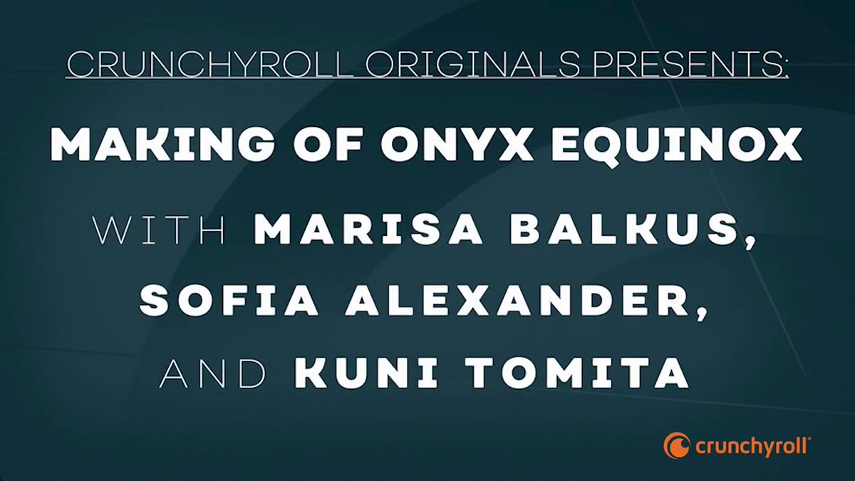 AllTheAnime's tweet photo. Have you watched @OnyxEquinoxShow on @Crunchyroll? 

Back at #CloudMatsuri we aired a panel from #VCRX speaking with the creators previewing the series! You can now watch this again for a limited time on our YouTube channel here👇
https://t.co/bvJEO2aXeS #crunchyrolloriginals https://t.co/EbV0Swyuh8