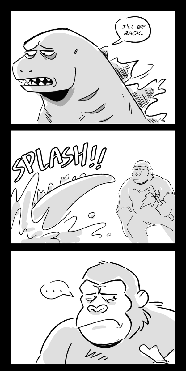 curlytsunamiART's tweet photo. GvK spoilers #GodzillaVsKong https://t.co/lLfn0ngV8T