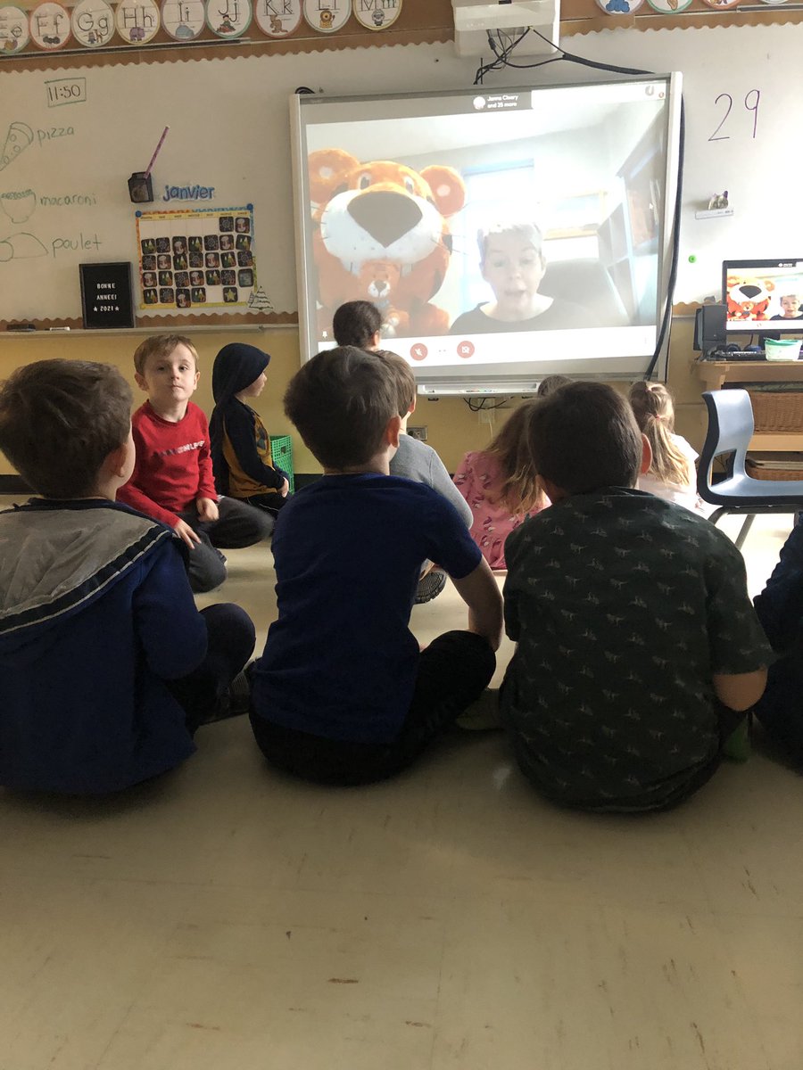 MrsBeaumaster's tweet photo. What a wonderful Family Literacy day at @Topsail_Elem ! We had a school wide winter bingo game, a story on Google Meet with Teri the Tiger and we managed to catch students reading! https://t.co/fiVpAb8Syb