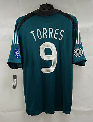 If your intention is to buy printed shirts for future resale or display, I recommend only buying shirts equivalent to what the player has wornFor example, Torres never wore this shirt with these badges or printing as he missed the games Liverpool wore it with an injury
