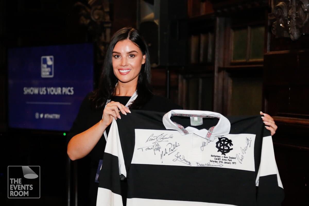 TheEventsRoom's tweet photo. #OnThisDay in 1973, ‘The Magnificent Seven’ combined to create the most famous, and some say the greatest moment in rugby history. ‘That Try’ in the Barbarians v New Zealand match was relived at our event at @Coal_Exchange in May, 2019. What a score! #thattry #creatingmemories https://t.co/FaFHf1JDsz