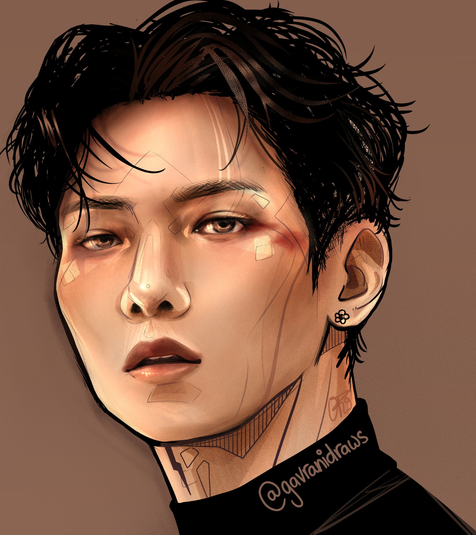 “Thinking about Yeosang's black hair again 🖤
#여상 #YEOSANG ...