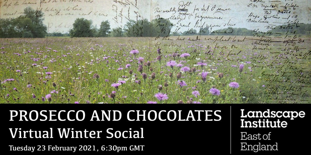 Tickets now on sale for LI East of England PROSECCO AND CHOCOLATES Virtual Winter Social - Tue 23 Feb 6:30pm £2.40
bit.ly/2YiOi8r