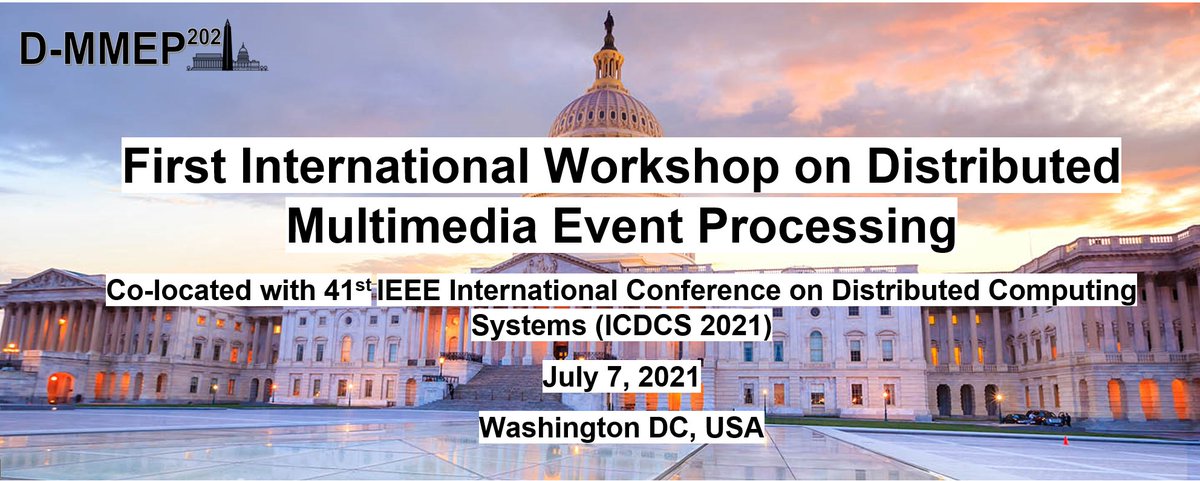 SIT_NUIGalway's tweet image. Upcoming Workshop at 41st ICDCS 2021.... Stay tuned in... #distributedcomputing #multimedia #eventprocessing @SIT_NUIGalway @DSIatNUIG @nuigalway @DMMEPICDCS211