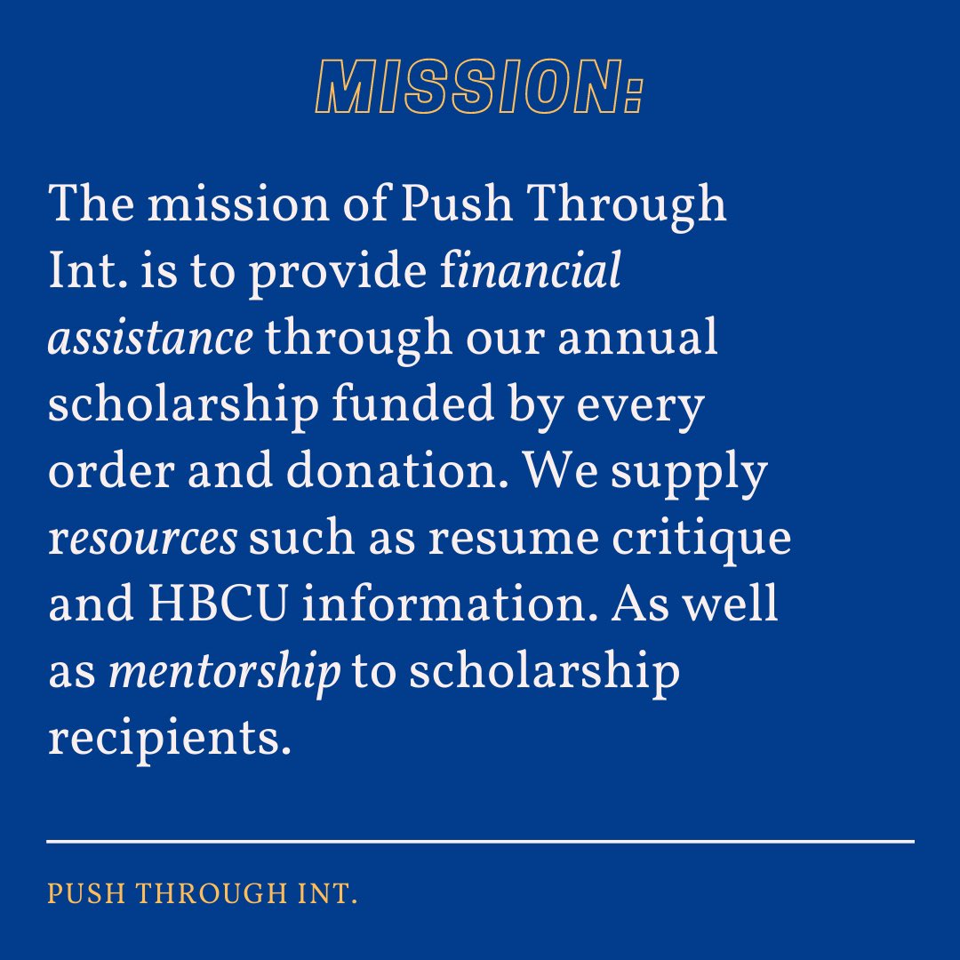 PushThroughInt_'s tweet image. The “WHY” behind Push Through International 📈📚💼
•
•
Merch Coming Soon 👀
•
•
#BlackOwnedBusiness #SmallBusiness #Scholarship #Mentorship #Resources #HBCU