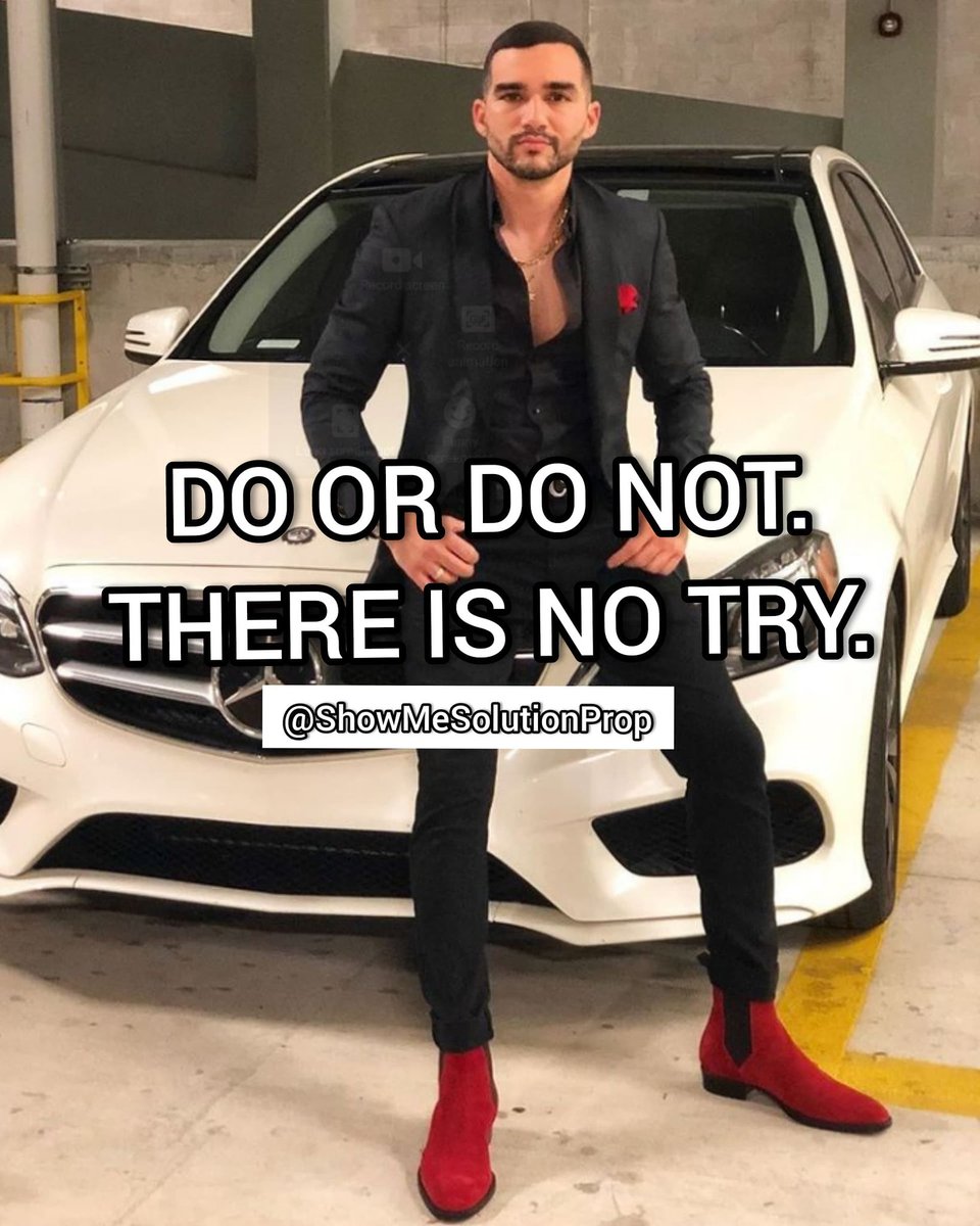 ShowMeProps's tweet photo. What does it REALLY mean to try? As I pondered the meaning of the word, I came to a startling revelation: to try is to do without knowing the outcome. We can’t try without doing, but we can do without trying. https://t.co/XwgAqqkdaE