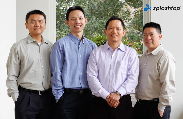From left to right: Splashtop Co-Founders Robert, Philip, Mark and Thomas