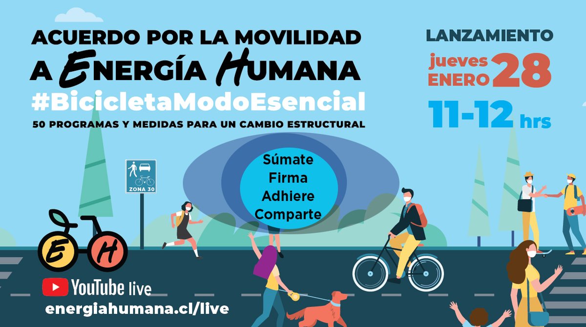 Muchas personas, hombres y mujeres de distintas edades, profesiones y oficios, no todxs ciclistas pero sí todxs, en algún momento, peatones, hemos sumado voluntades, para arribar a este gran "Acuerdo por la Movilidad a Energía Humana".  Súmate tú también!

#BicicletaModoEsencial