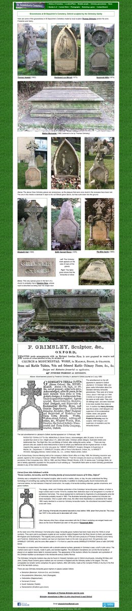 5/ Mill Road  #Cambridge and Northwood  #Cowes discuss largest number of elements & contain educational resources on memorials. Northwood also demonstrates the value of oral history.  @YorkCemetery and  @StSepulchresOx are among the few to contain info on material culture  #DigiDeath