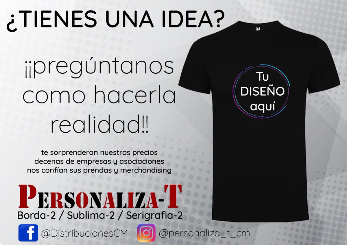MePersonaliza's tweet photo. Tienes una idea? Contacta con nosotros y la haremos posible!! https://t.co/ULdvxucrJK