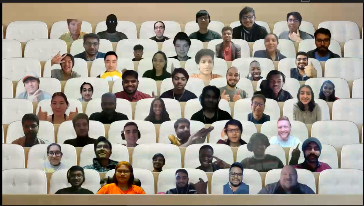 IamPablo's tweet image. Had an incredible #MSFTStudentAmbassador All Hands call this morning! Thank you @jeffsand for joining us and being an inspiration to our aspiring students across the globe. Next time we&apos;ll make sure to get you in our #togethermode pic! 

Thrilled to see so much enthusiasm! 🌐✨🚀