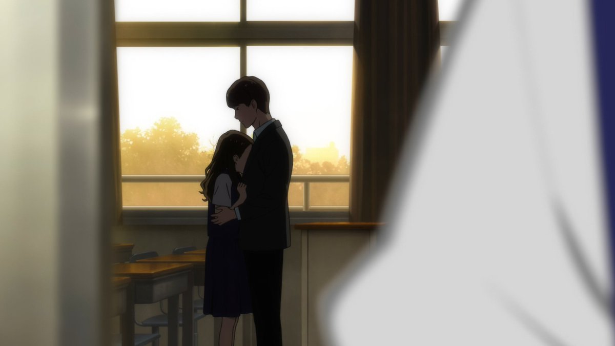 This is only more so supported by the next episode's flashback, with how we see Koito crying to their teacher as he stares back at Ai with what I could only assume was a gaze of disappointment. More than just Ai's arrival ruining the moment (lol), but how she failed Koito.