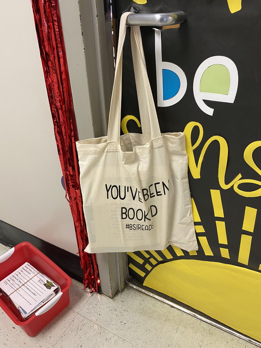 Started our “You’ve Been Booked” campaign today! Thank you <a href="/thelibraryvoice/">The Library Voice</a> for the idea! #bsireads #cobblme #eaglepride #happyatbsi <a href="/PrincipalDrK/">Kelly Luscre</a> <a href="/Courtneykelly05/">Courtney Kelly</a>