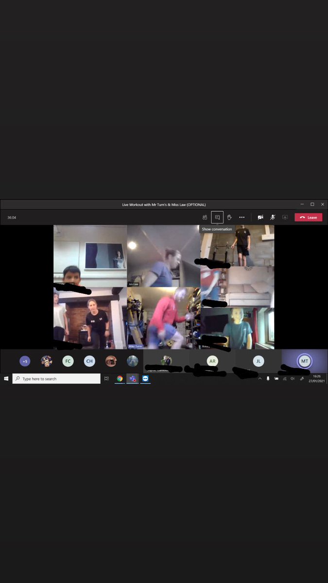 PrincethorpePE's tweet photo. Great to see so many of our Y7-9 pupils join Mr Turns and Miss Law for their live workout this afternoon!
It was a 20 EMOM workout, 5 rounds of
20 press-ups, 25 sit ups, 30 lunges, 40 squats, 45 high knees
Seniors workout will be next week so keep an eye on your TEAMS pages! https://t.co/LWPwAG64XU
