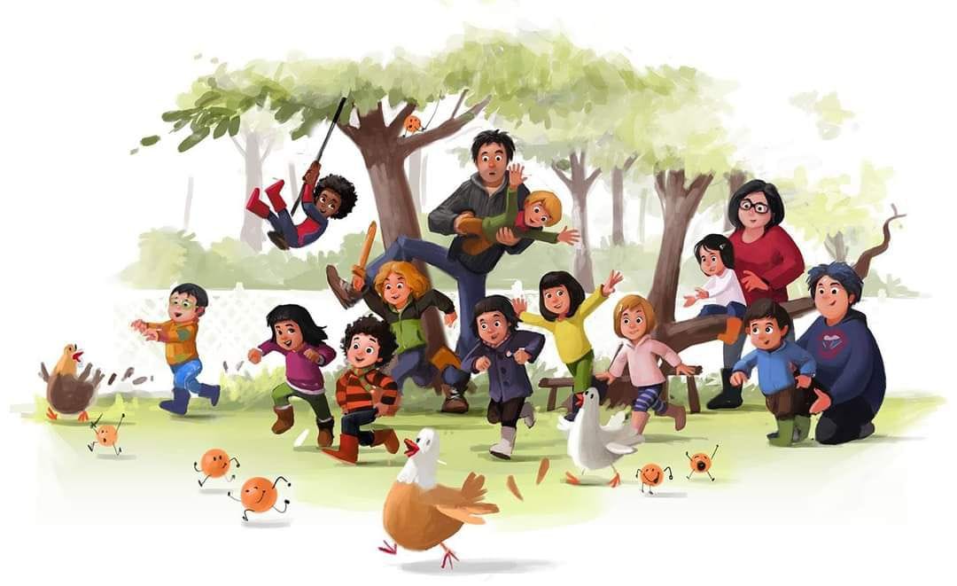 7 anos sementando e apanhando froitos 🌱
Aló polo 2014 👉🏽 11 crianças
Hoje 👉🏽 77 crianças
Medre a Semente!
Desenho de Julián Romero, de quando a Semente começava em Compostela.