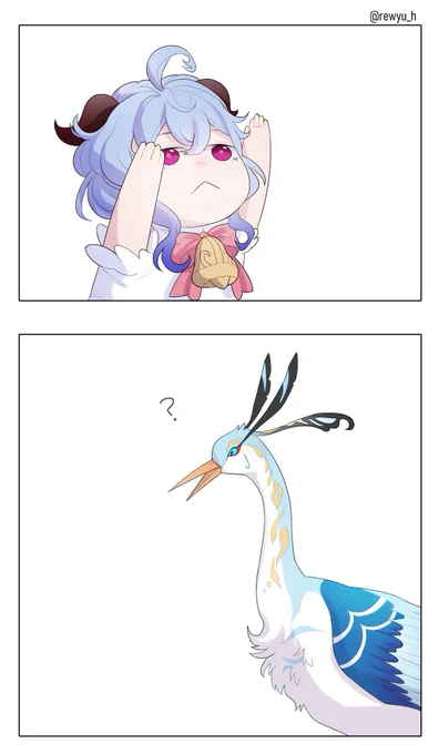 headcanon: a very confused cloud retainer and a little ganyu that needs a lot of hugs and affection

#genshinimpact #原神 