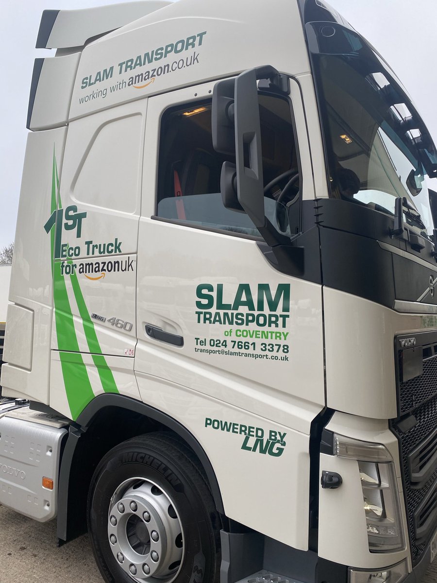 slam_transport's tweet photo. Slam Transport’s first green truck https://t.co/OZe6GgmhxG