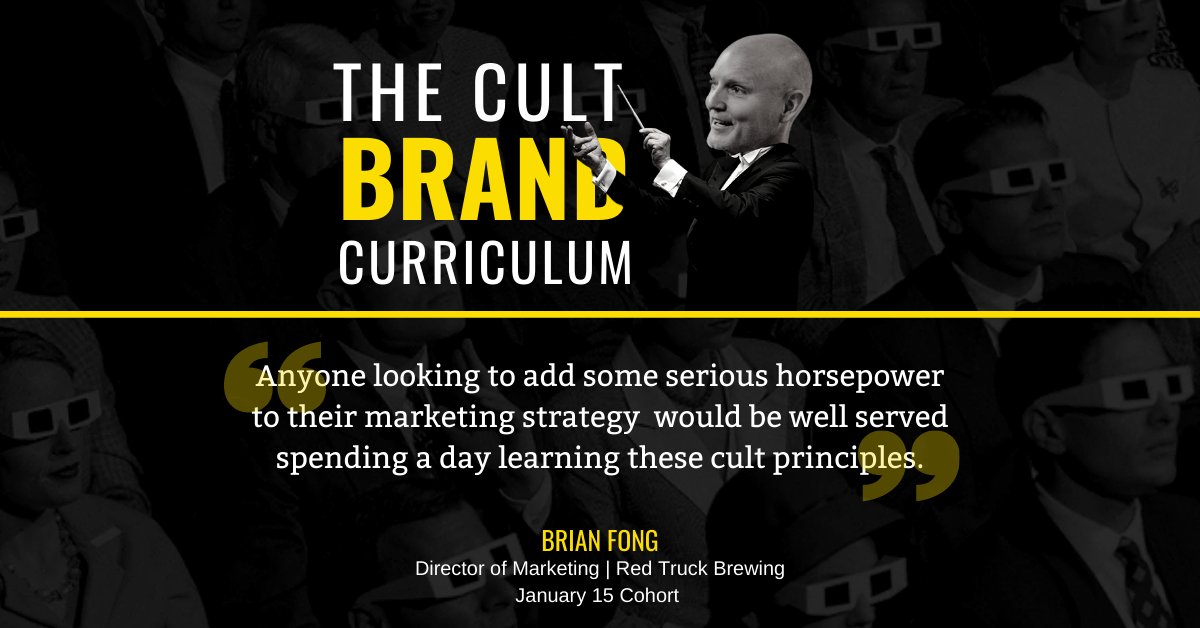 PSA 🗣️: 2 spots left in our Feb. 25 Cohort CULT #Brand Workshop. We've added 3 dates that are now waitlisting: March 25, April 9 &amp; 29.

Snag one of the last spots for Feb. ASAP or contact laura@culitdeas.com to save a seat in one of our spring sessions: landing.cultideas.com/curriculum/
