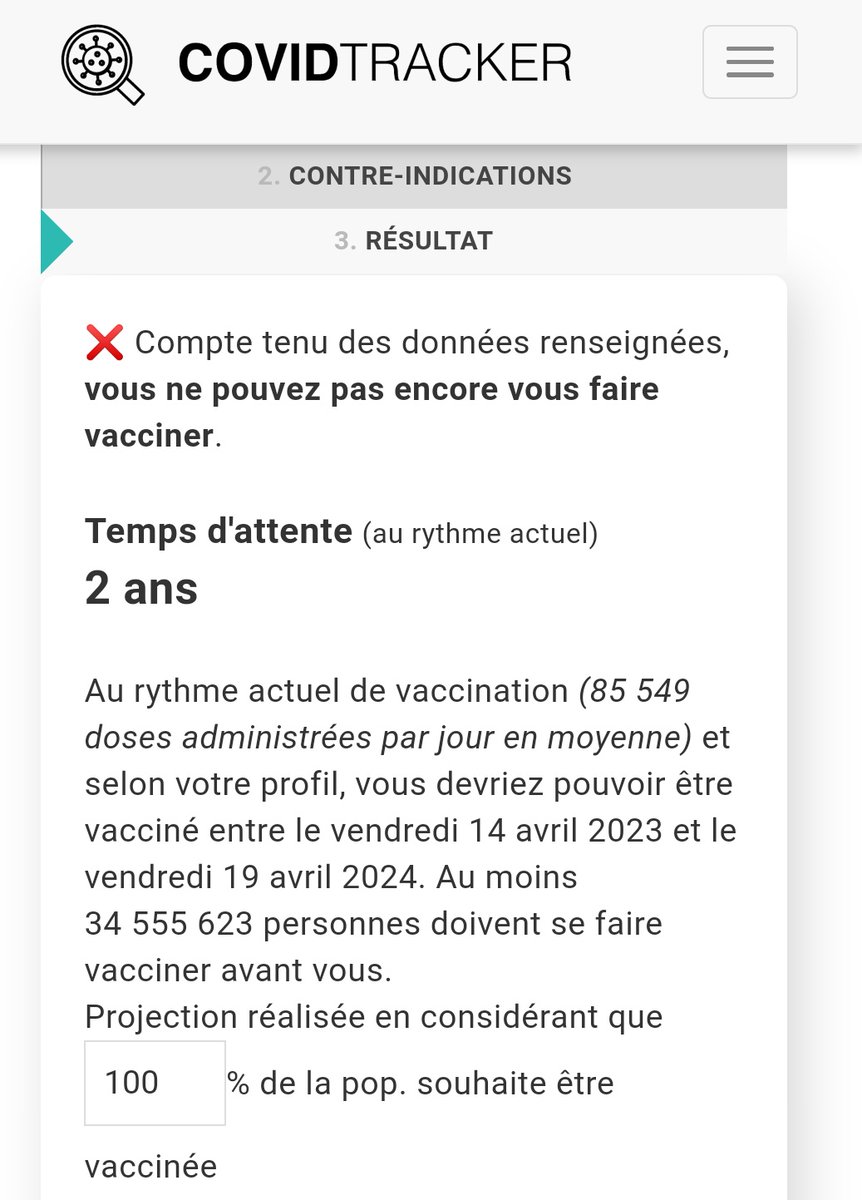 dmacd4484's tweet photo. Sweet! Just need to wait two years for the 34 555 623 people ahead of me to be vaccinated. After that it's fun in the 🌞! #vaccins #vaccinations #COVID19 https://t.co/DwnFPMkg97