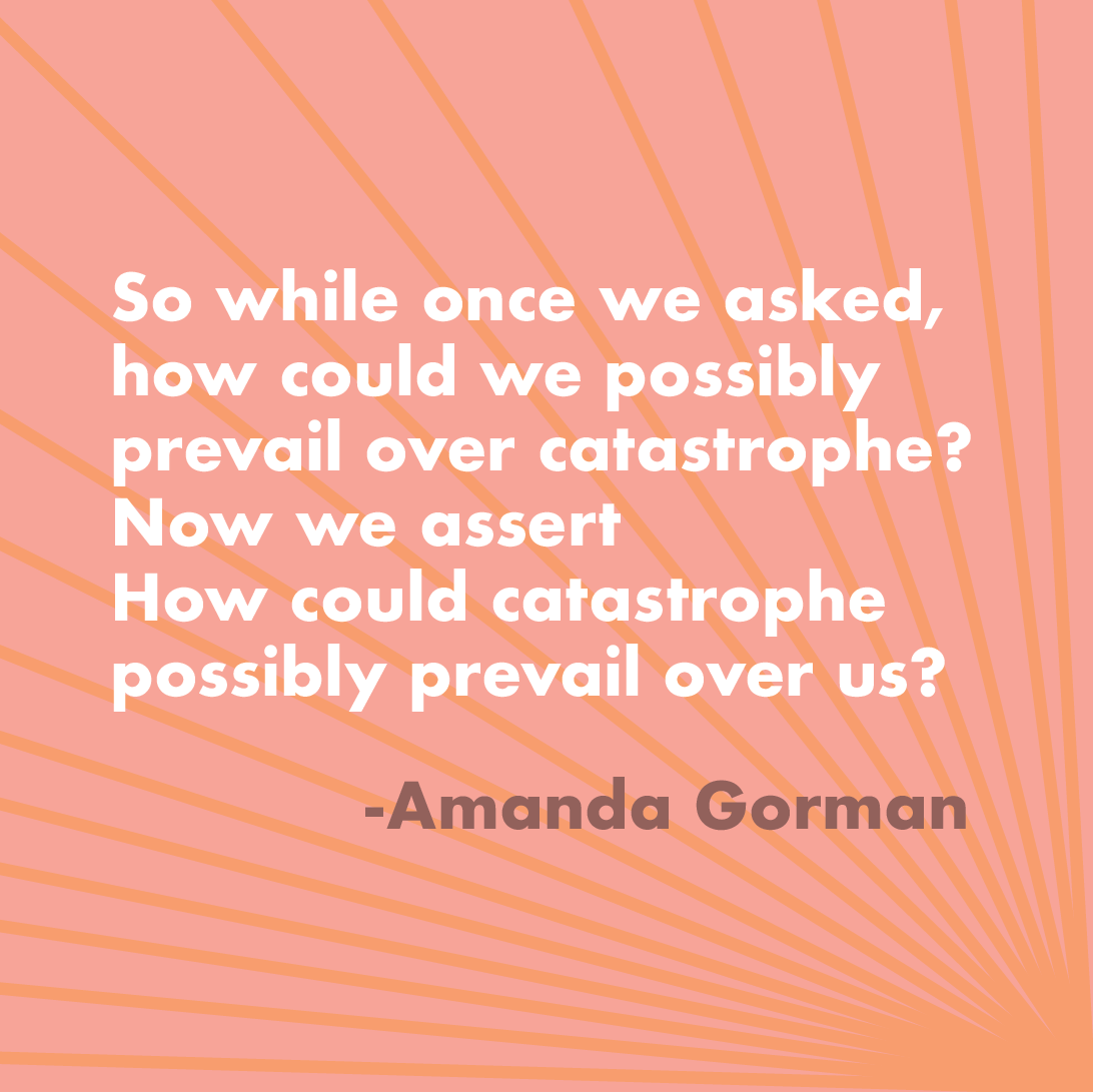 CCLSanFrancisco's tweet photo. Some mid-week motivation, been thinking about this line a lot from poet-laureate Amanda Gorman
#actonclimate #greennewdeal #climatechange #cclsf https://t.co/9lLRCZrgtQ