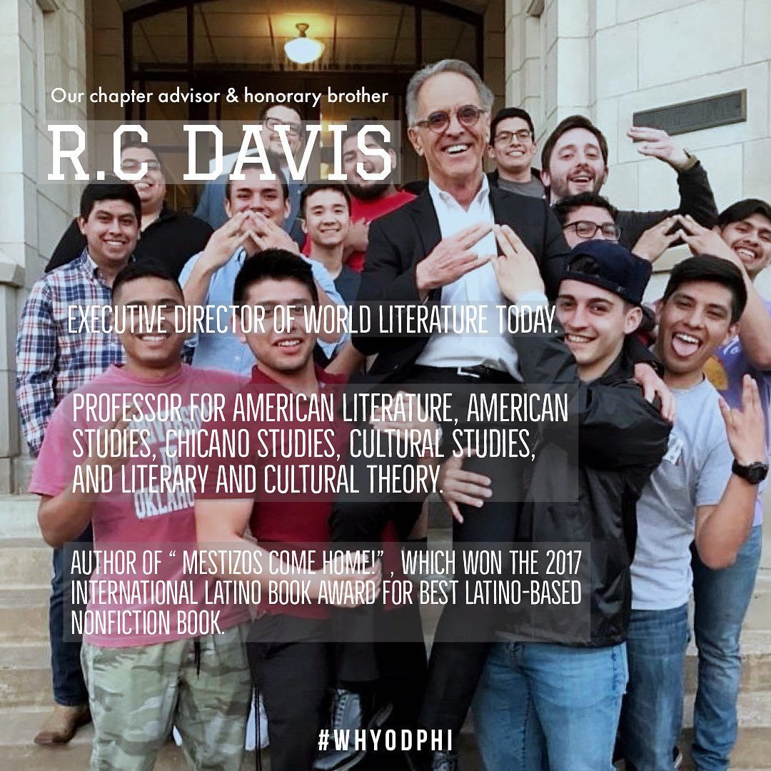 Today we want to acknowledge our chapter advisor and honorary brother, Robert Con Davis-Undiano! R.C has been our #1 supporter and has been a mentor for our brothers throughout the years. We wouldn’t be the Xo-Tight-Xi without R.C and for that, we thank him! #whyodphi