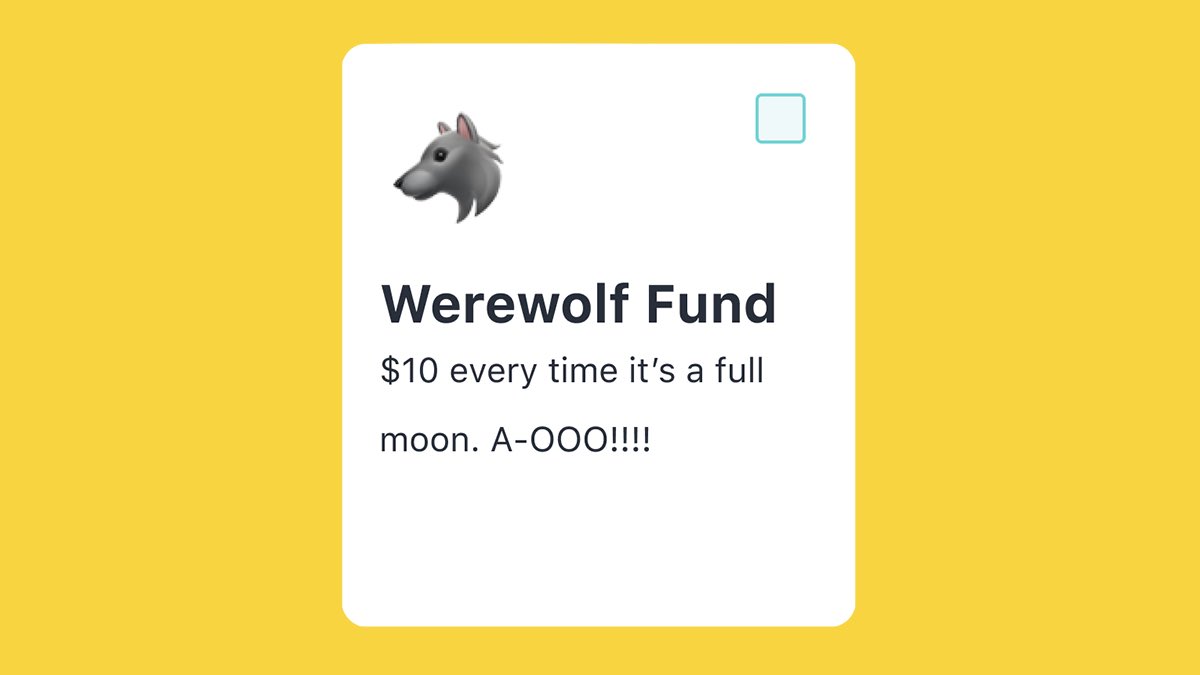 CharlieFinance_'s tweet photo. Werewolves on the prowl because of the full moon? Automatically save with Charlie. https://t.co/0BRp4CpUXm