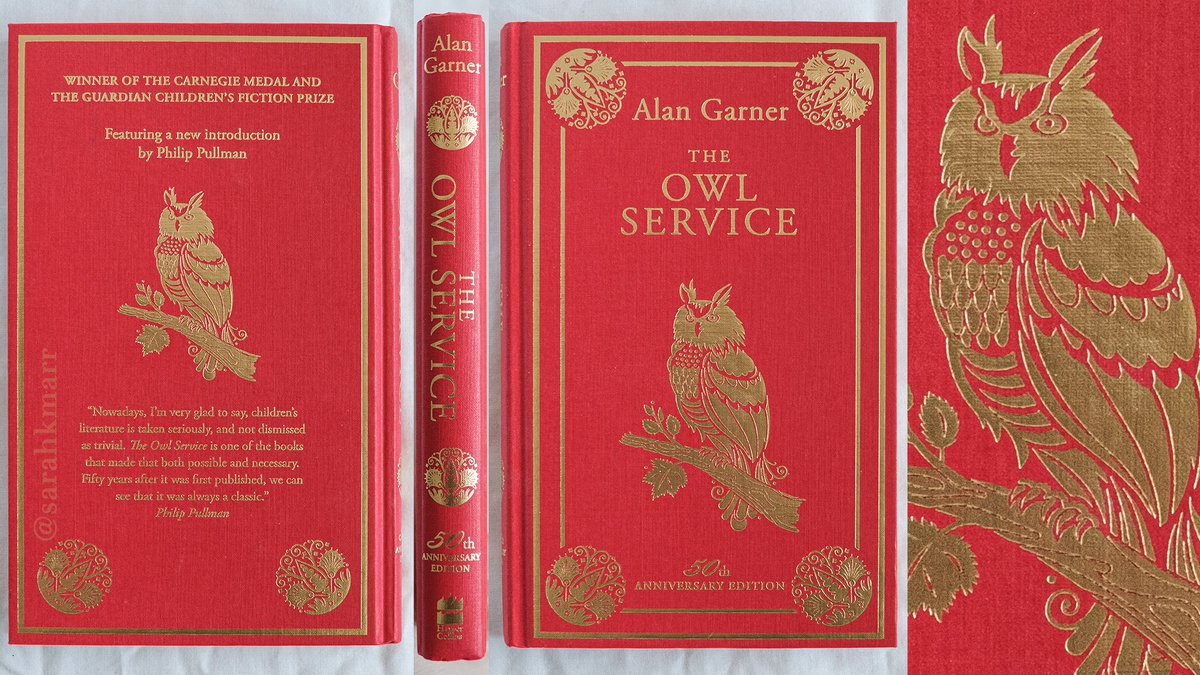 "The Owl Service: 50th Anniversary Edition", Alan Garner, HarperCollins, 2017—Bright. Stands out on a shelf. Introduction by  @PhilipPullman. I created a long thread for the anniversary, with a lot of links. You can read it here:  https://twitter.com/sarahkmarr/status/899526620498755586?s=20 #OwlService 11/22