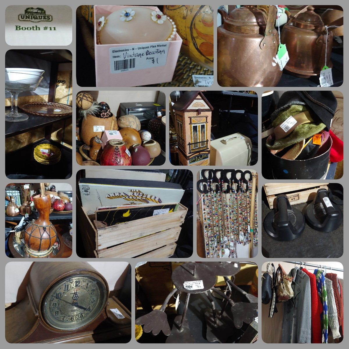 Stacey Loalbo once said, 'Nothing beats the value of Vintage!' Take a look at Booth #11's Vintage Collection!! We've got tribal treasures, clothes, dishes, jewelry, and much more!! #vintagecollection #tribaltreasures #clothes #dishes #jewelry