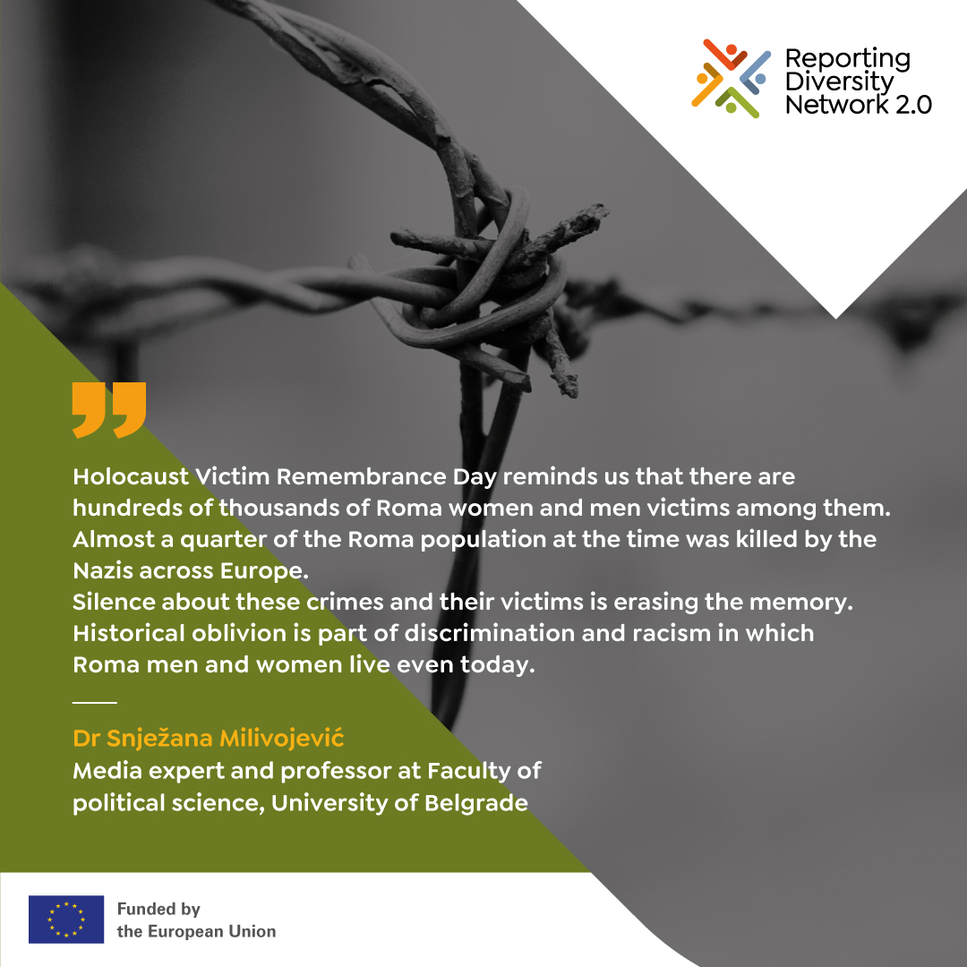 MDI_Balkans's tweet photo. As the world today remembers the victims of Holocausts on #InternationalHolocaustRemembranceDay @MDI_UK #ReportingDiversityNetwork and @rccint @RomaIntegration reminds on the Roma victims of the Holocaust that are often forgotten
#reporting #diversity #Roma https://t.co/xMEYGclezr