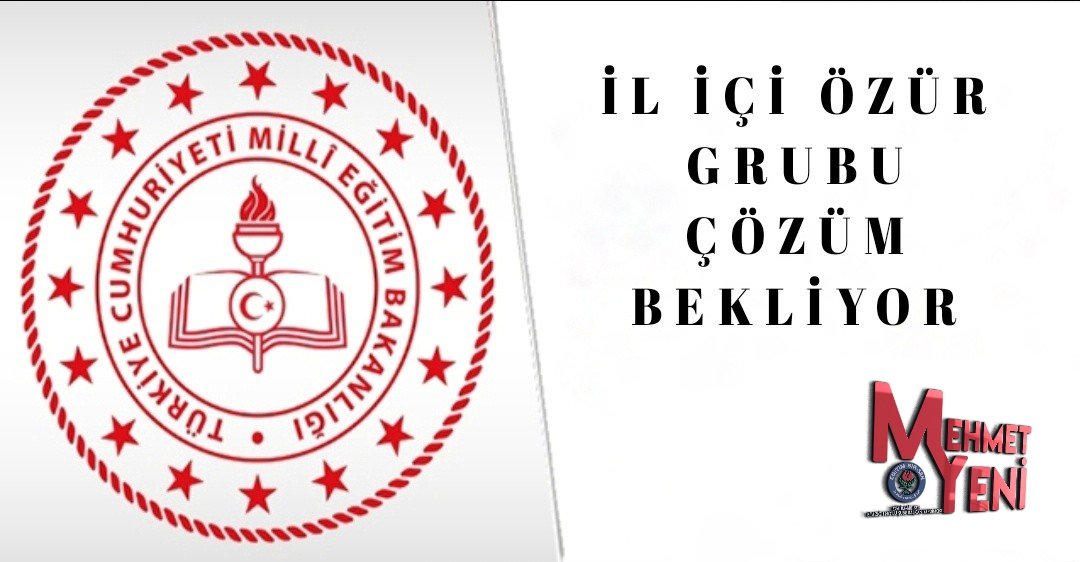 İliçiÖzrün GönlüKırgın

Aileler birleşsin,
Eş ile Aş arasında kalmasın

İl özür grubuna ilçe emri verilmesi gerekir.
<a href="/tcmeb/">Millî Eğitim Bakanlığı</a> 
<a href="/omerinan06/">Ömer İNAN</a> 
<a href="/_aliyalcin_/">Ali YALÇIN</a>
<a href="/ziyaselcuk/">Ziya Selçuk</a> 
#iliciözürçözümbekliyor