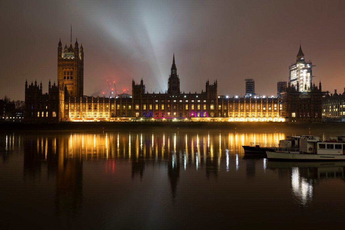 The Palace of Westminster is illuminated tonight to mark #HolocaustMemorialDay. 

We remember the six million Jews murdered under Nazi persecution, and the victims of subsequent genocides in Cambodia, Rwanda, Bosnia and Darfur. 

#LightTheDarkness
