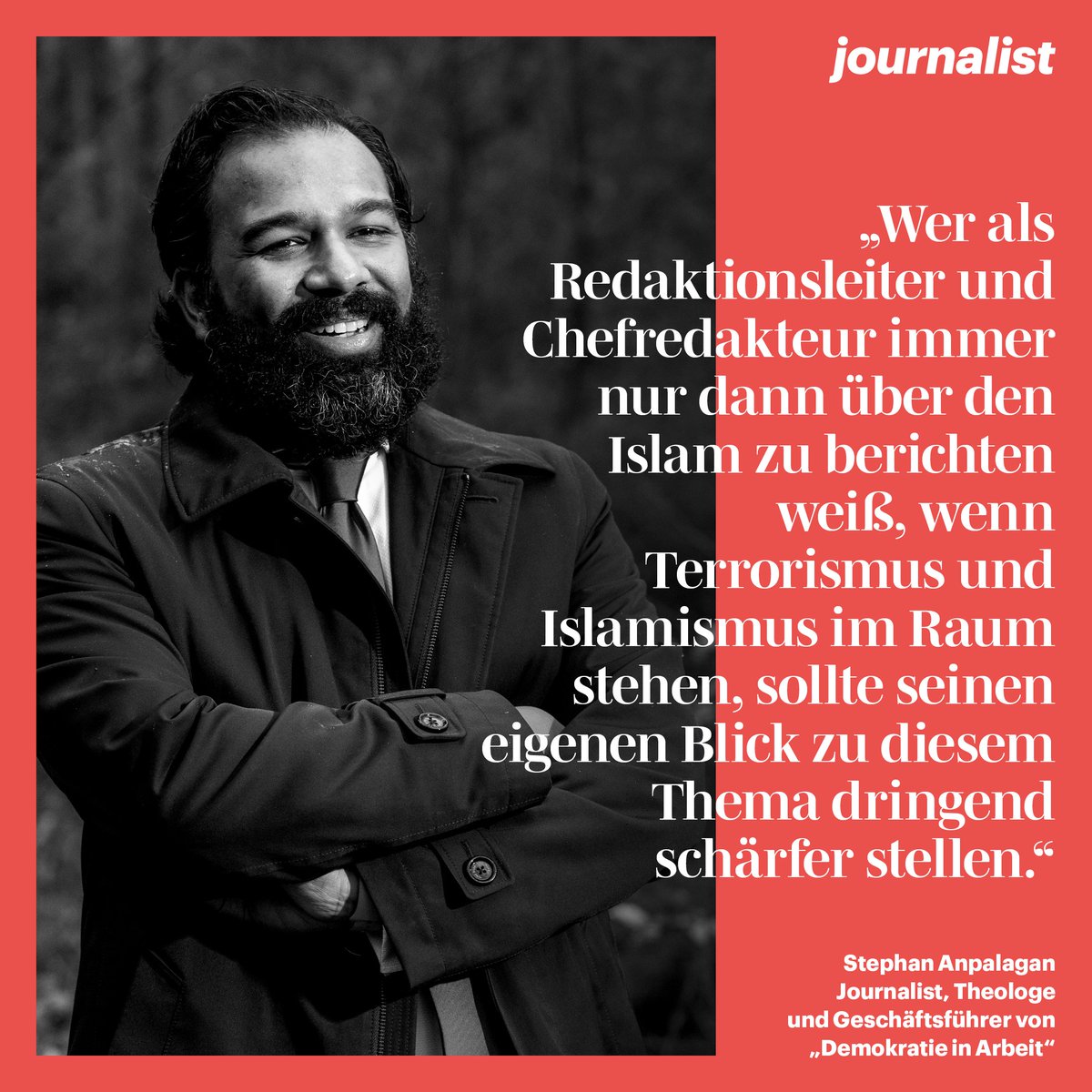 journalist (@journ_online) on Twitter photo "Ich wünschte, ich könnte an dieser Stelle erzählen, dass heute alles ganz anders sei. Dass wir heute allesamt aufgeklärter seien, liberaler, weltoffener und achtsamer. Nun ja", schreibt <a href="/stephanpalagan/">Stephan Anpalagan</a> in seinem journalist-Essay: journalist.de/startseite/det… "Ich wünschte, ich könnte an dieser Stelle erzählen, dass heute alles ganz anders sei. Dass wir heute allesamt aufgeklärter seien, liberaler, weltoffener und achtsamer. Nun ja", schreibt <a href="/stephanpalagan/">Stephan Anpalagan</a> in seinem journalist-Essay: journalist.de/startseite/det…