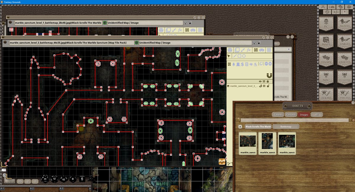 AAW Games (@aawgames) on Twitter photo ((( NEW FANTASY GROUNDS MAP RELEASE! )))
The Marble Sanctum
Get it here: bit.ly/MarbleSanctum
This set contains three levels of the Marble Sanctum, a dungeon depicted in beautiful full-color isometric cartography.
<a href="/BlackScrollsG/">Black Scrolls Games</a> <a href="/FantasyGrounds2/">Fantasy Grounds VTT</a>
#fantasygrounds #vtt #vttmaps ((( NEW FANTASY GROUNDS MAP RELEASE! )))
The Marble Sanctum
Get it here: bit.ly/MarbleSanctum
This set contains three levels of the Marble Sanctum, a dungeon depicted in beautiful full-color isometric cartography.
<a href="/BlackScrollsG/">Black Scrolls Games</a> <a href="/FantasyGrounds2/">Fantasy Grounds VTT</a>
#fantasygrounds #vtt #vttmaps