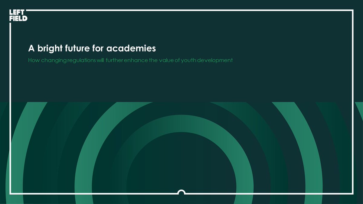 LeftFieldFC's tweet photo. The latest blog from Left Field Football Consulting: how the changing recruitment landscape can reward successful academies across the league.
https://t.co/JDb7I4Y5pV https://t.co/IVf31HRIeO