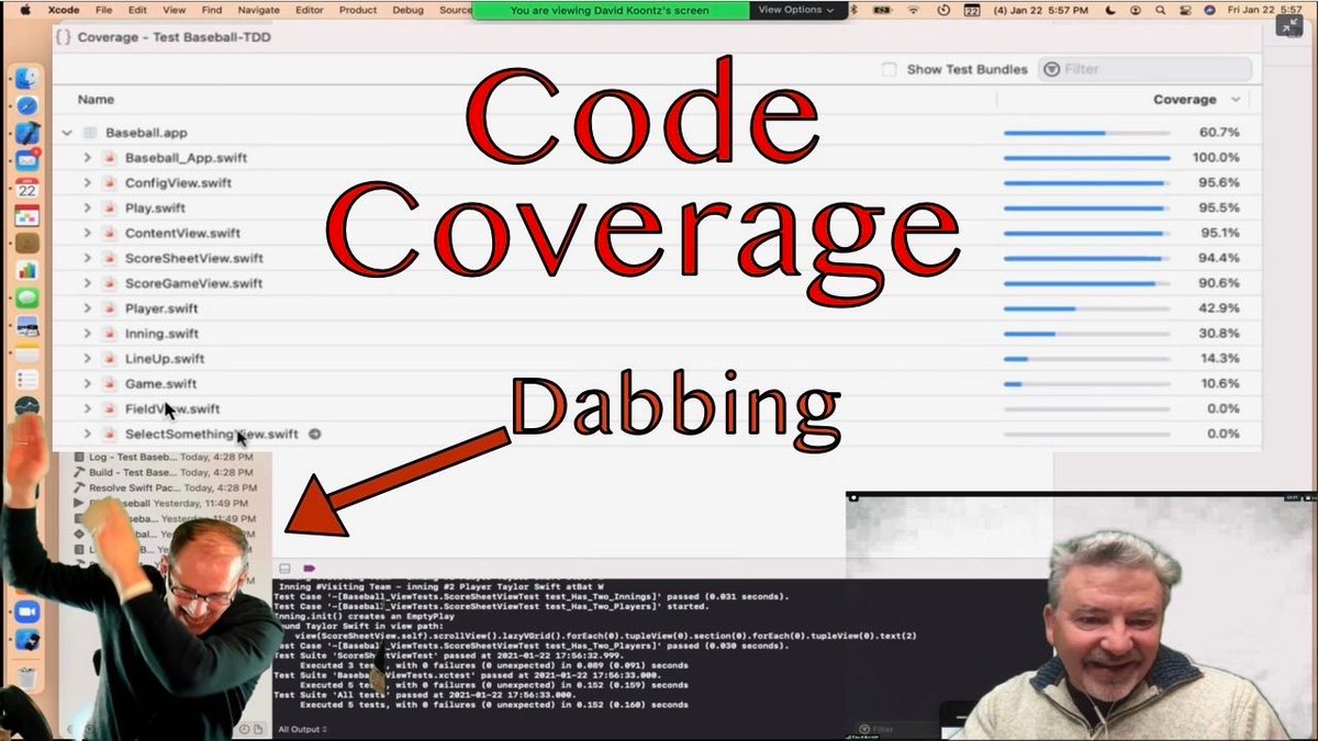 LancerKind's tweet image. The TDD.Academy gang tries #pairprograming on MacOS with Tuple, David’s Mac talks, and doing TDD for the UI of an iOS app. LIVE on Friday, Jan 29th, at 6:30 ET, 3:30 PT on Twitch/Youtube: buff.ly/2I7Ljul buff.ly/3rA2h6S
