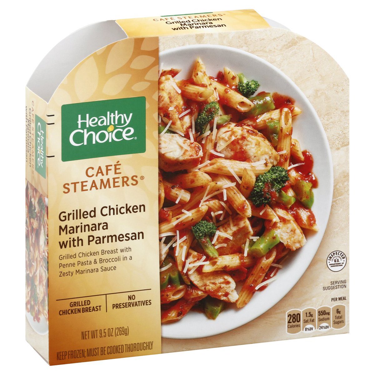  healthy choice café steamersAs far as frozen dinners go, these are pretty damn good. $2-3 each depending on sales and all I think are under 300 cals. Once I found a 190 cal one. Great for when you’re too depressed to actually cook/prepare food.