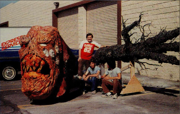 Ted Geoghegan on X: @craigengler Raimi and company left EVIL DEAD 2's  Rotten Apple Head in the North Carolina woods to decompose. But because it  was made out of latex foam, huge