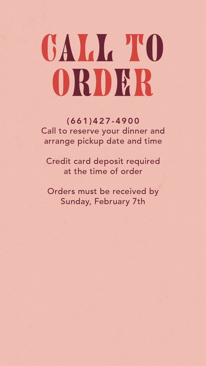 ♥️Take your love on the go this VDay as Padre packages up a romantic takeout meal for you and your favorite person♥️

Treat your sweetheart to four course feast for two with an optional wine pairing, available for takeout February 12th - February 14th. Must order by 2/7!