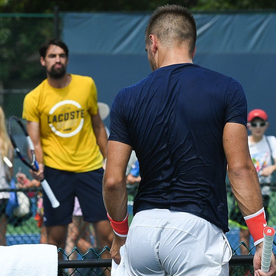 THEDANNYICE's tweet photo. Best ass on ATP #tennis Croatian Tennis Stud Borna Coric and his Tennis Balls 🍑🍑 https://t.co/2BmYAkRmSn