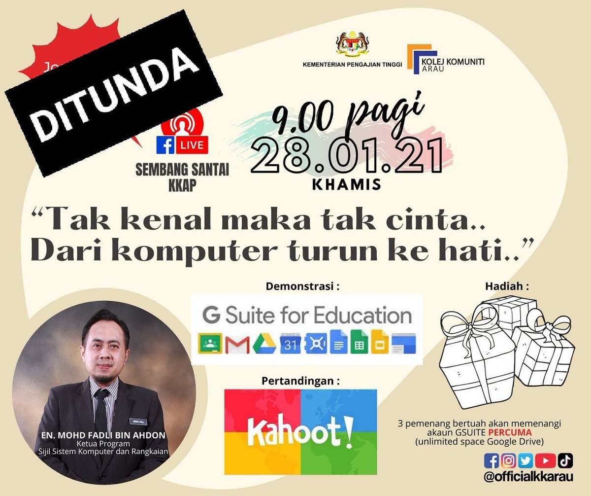 Kolej Komuniti Arau Officialkkarau Twitter