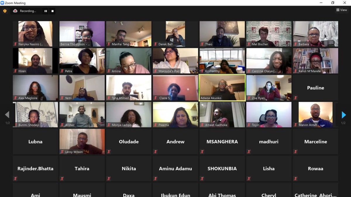 Our hastag for the year is #springboard21. With 65 members on the call, today, we talked about the actions we could take to springboard our careers in 2021. One of the discussion points was to refresh and invest into an updated "shiny" CV. #addingvalue all the time our network!