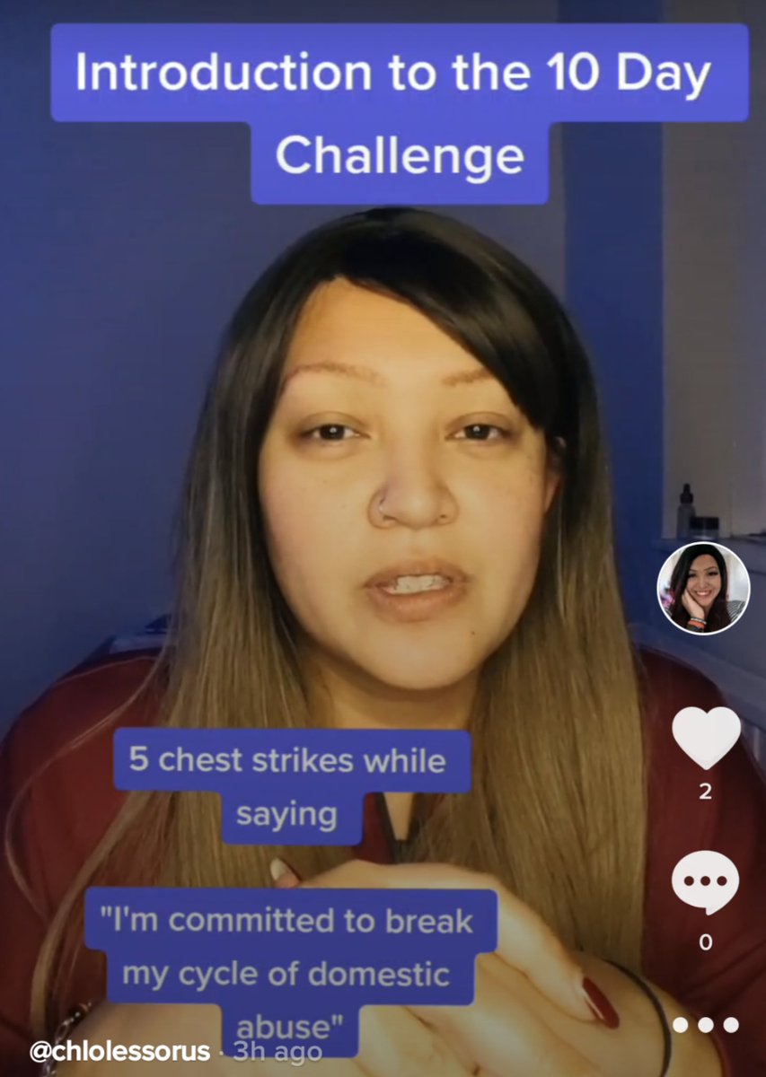 ChloeLessore's tweet photo. So I'm doing a 10 Day Challenge and if love for you to RT this. If you haven't (fortunately) suffered Domestic Abuse and still want to follow, change the affirmation to, "I'm committed to break my cycle of a Negative Mindset".  

#10DayChallenge #DomesticAbuse #BreakTheCycle https://t.co/GzXbqiqvLL