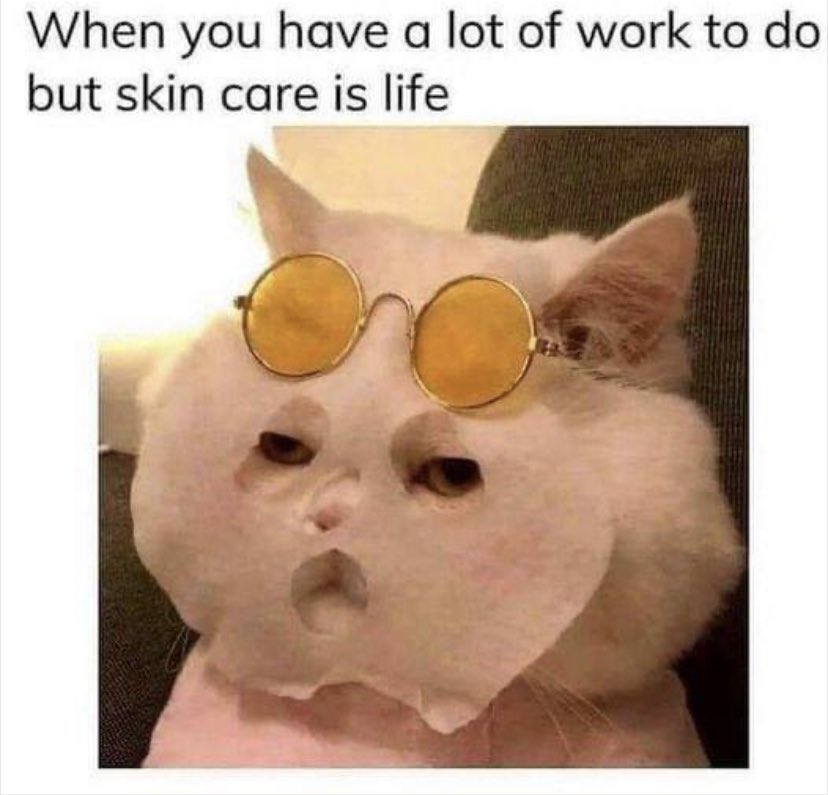 Who else can relate? 🙋🏽‍♀️ 
 
#meme #skincare #beauty