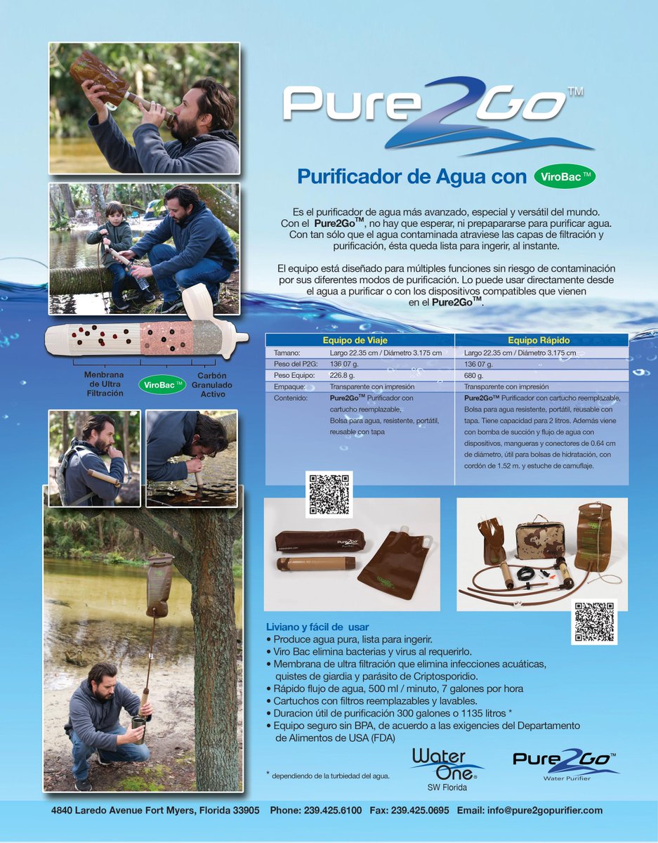 WaterOneCol's tweet image. Nuevo purificador de agua, uso personal, familiar, empresa.. (ciudad y campo),  la vida en una de agua.   #SeguraySaludable  #Tecnología  #única  
waterone.co