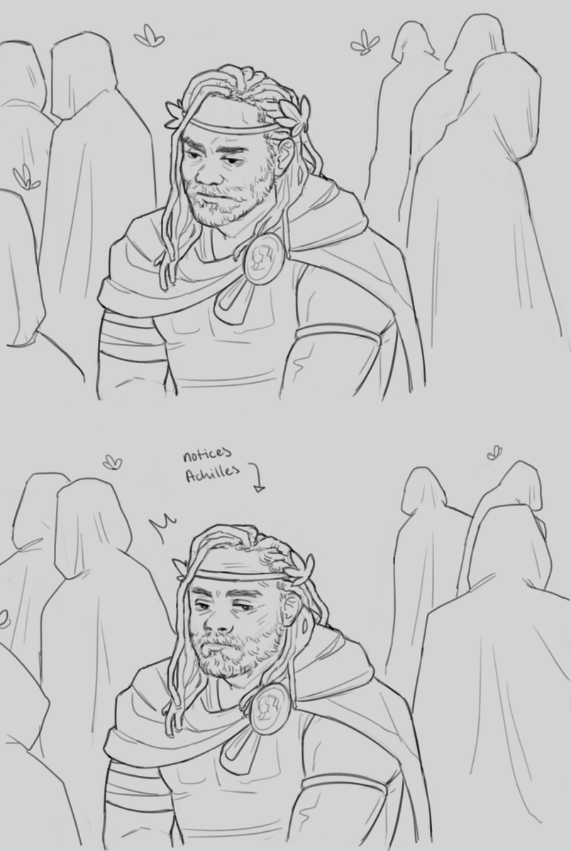 [WIP] some patroclus sketches because.. i like him :) 