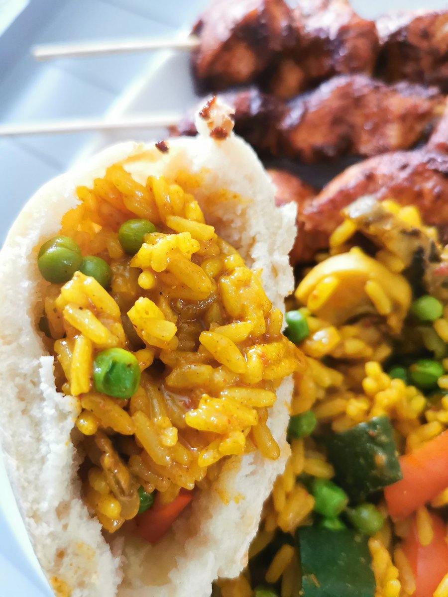 chrislakin1968's tweet photo. @pinchofnom #ponchallange #delicious
Spicy Rice, Naan Bread and Chicken Shashlik all from book 3. So tasty thank you. I love pinch life. https://t.co/VG6hNDWkgn