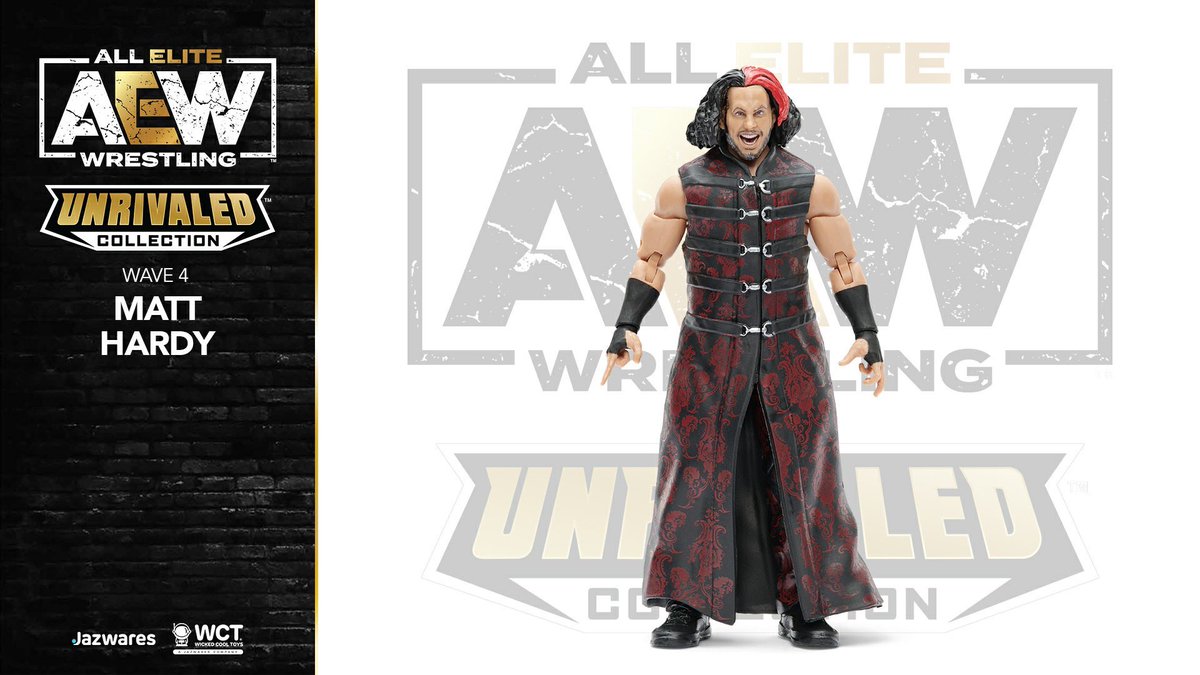 Unrivaled Series 4 - <a href="/MATTHARDYBRAND/">MATT HARDY</a> 🐐<a href="/AEW/">All Elite Wrestling</a> <a href="/Jazwares/">Jazwares</a> <a href="/GM_Toy_Dork/">Gregory Mitchell</a> 

“My broken brilliance will shine a light in the darkness!” - B.M.H.