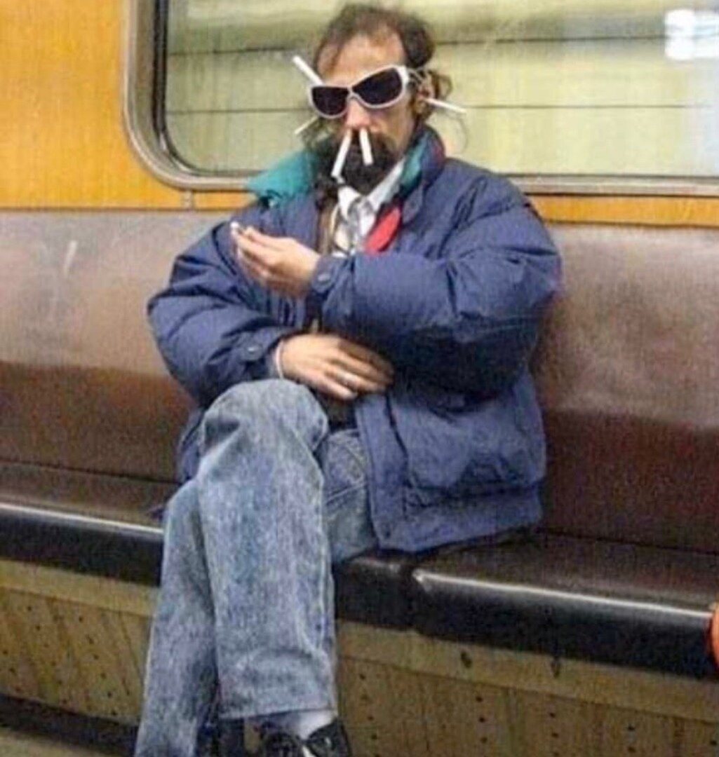 Смешные люди в метро