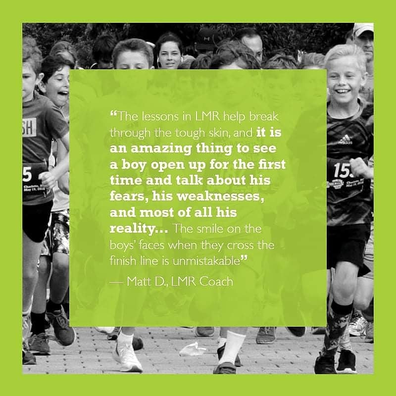 Let Me Run...
Not just another boys’ program.
Not just another track program.
Not just another extracurricular program.
